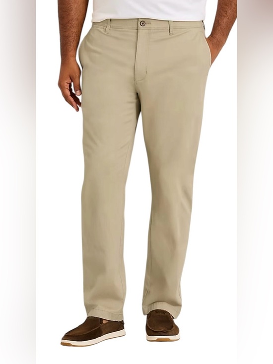 Tommy Bahama Other - NWT Tommy Bahama Beige Chino Pants Nine Iron Cotton Tencel Golf Flat Front 40x32